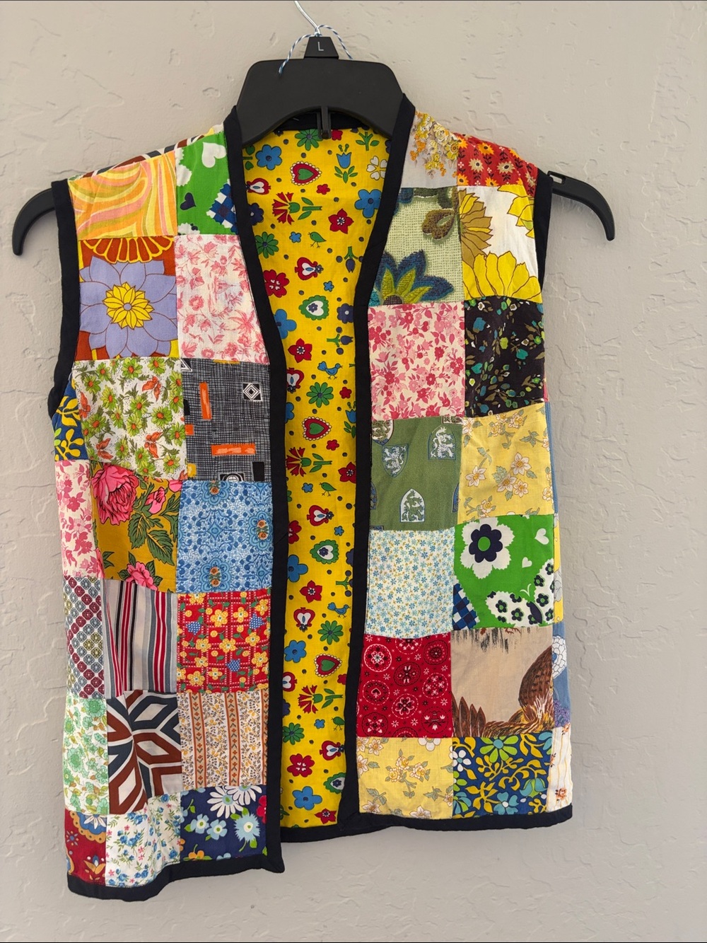 Patchwork vintage vest